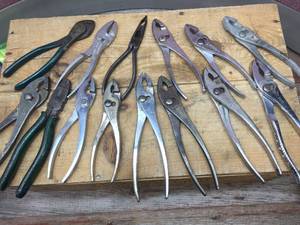 lot 247 image: DIAMALLOY - Proto - Craftsman - Crescent - Stanley - Dayton PliersCutters