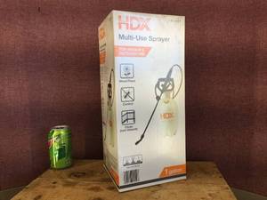 lot 300 image: HDX 1 Gallon Multi-Use Sprayer - Like NewSealed Box