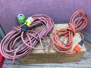 lot 301 image: 100 Ft  20 Ft Extension Cords - Good