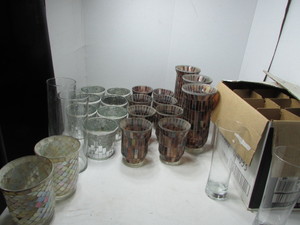 lot 157 image: Candle Vases