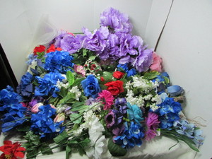 lot 197 image: Artificial Floral Arrangements