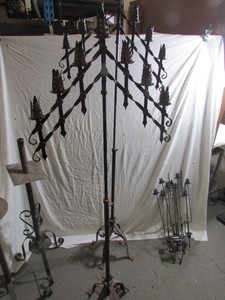 lot 215 image: Candle and Floral Stands