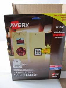lot 99 image: Avery Labels