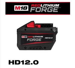lot 5 image: Milwaukee M18 REDLITHIUM FORGE HD12.0 Battery Pack, Model# 48-11-1813
