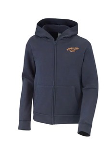 lot 66 image: Kids size 78 Ski-Doo Kids Zip-Up Hoodie Dark Navy