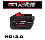 Milwaukee M18 REDLITHIUM FORGE HD12.0 Battery Pack, Model# 48-11-1813 Retail:$330