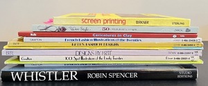lot 55 image: Art Instruction and Fashion Illustration Book Collection, 8 Books