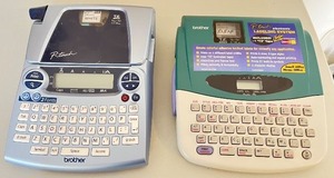 lot 105 image: Brother P-touch PT-1700 and PT-1800 Electronic Labeling System Lot