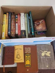 lot 138 image: Collection of Christian Books and Prayer Journals