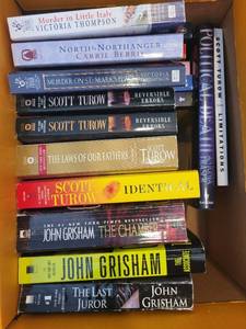 lot 146 image: Set of 21 Mystery Novels by John Grisham, Scott Turow, and More