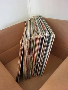 lot 155 image: Collection of Vintage Vinyl Records, Cassette Tapes, and Music VHS