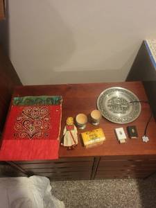 lot 293 image: Norwegian National Costume Collection with Vest, Accessories, and Keepsakes