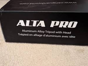 lot 5 image: Vanguard Alta Pro 263AP Aluminum Alloy Tripod with Head in Box