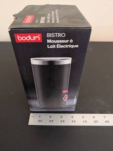 lot 223 image: Bodum Bistro Electric Milk Frother in Box