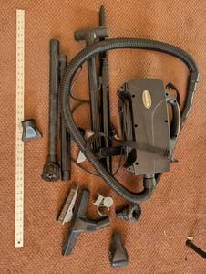 lot 232 image: Oreck Handheld Canister Vacuum Cleaner with Attachments