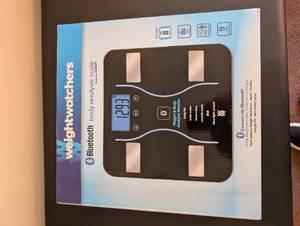 lot 243 image: WeightWatchers Bluetooth Body Analysis Scale with Box
