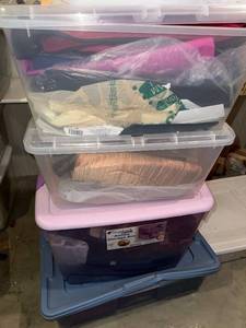 lot 370 image: Assorted Fabrics Collection for Sewing Projects