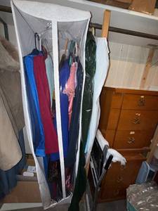 lot 374 image: Womens Dresses & Outerwear Bundle - Assorted Evening Gowns & Jackets