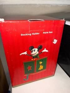 lot 428 image: Mickey Mouse Stocking Holder - A Christmas to Remember 1999 Portamedia