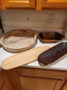 lot 283 image: Collection of Decorative Serving Trays and Bowls Including Saint Julien Tray