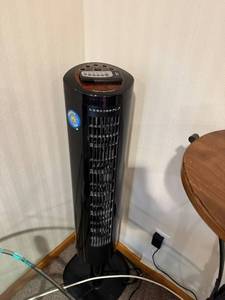 lot 301 image: Sharper Image Design Tower Fan - Remote Control