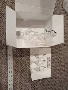 lot 336 image: SKFLASKA Pisse-barometer - Handcrafted Clear Glass Barometer, Sweden