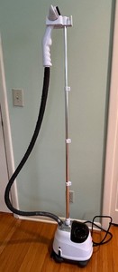 lot 33 image: Garment Steamer System with Upright Telescoping Pole & Brush Head - Home Use