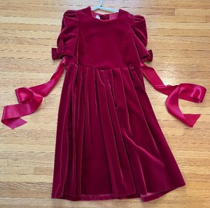 lot 50 image: Laura Ashley Mother & Child Velvet Dress - 11 Years  146 cm