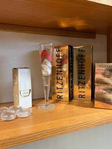 lot 372 image: RITZENHOFF Nathalie Jean 1999 Champagne Glass and Wine Chillers