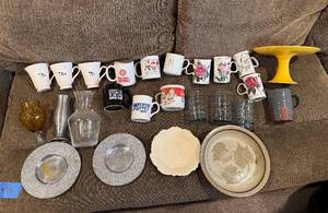 lot 451 image: Assorted Mugs, Glassware, Plates & Decor River Boat Bingo Mug, 1997 Poppet Mug