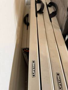 Lifetime Folding Utility Tables Beige Plastic Lot of 3 Good