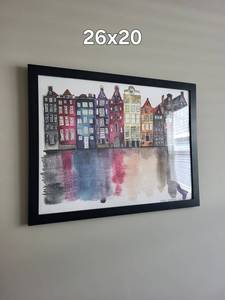 Claudia Liebenberg City Canal Print - Framed 26x20