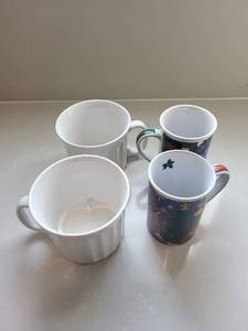 FireWorks Holiday Elegance 1995 Limited Edition Stoneware Mugs