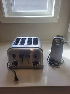 Cuisinart CCO-55BN Can Opener & Stainless 4-Slot Toaster