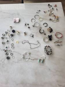 Assorted Costume Jewelry - Rings, Bracelets, Earrings & Pendants