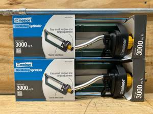 lot 35 image: Melnor Oscillating Sprinkler lot of 2