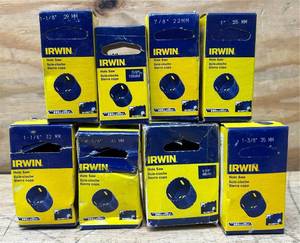 lot 42 image: Irwin Hole Saw lot of 8