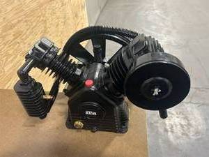 lot 44 image: NorthStar Air Compressor Pump, 2-Stage, 2-Cylinder, 24.4 CFM  90 PSI, 175 Max. PSI MSRP $829.99 (read description)