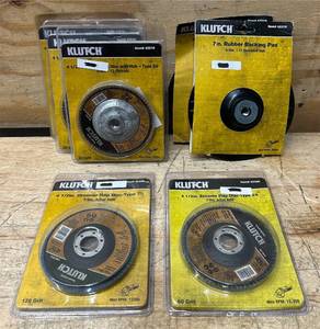 lot 50 image: KLUTCH Zirconia Disc Backing Pad lot of 7