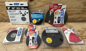 lot 51 image: DiabloNorton Grinding, Sander, Wheel lot of 9