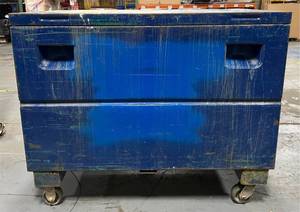 lot 103 image: Greenlee Storage Box 30  H x 48  L x 30  W