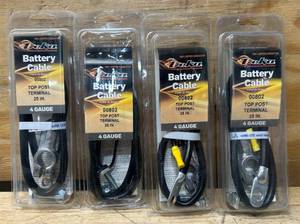 lot 141 image: Deka Battery Cable Top Post Terminal 25 IN. Lot of 4