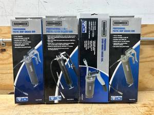 lot 159 image: Roughneck Professional Grease Gun lot of 4