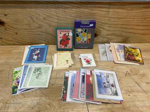lot 251 image: All differently themed cards