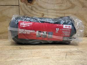 lot 262 image: X-Large High Dexterity Cut 3 Resistant Polyurethane Dipped Outdoor & Work Gloves (12-Pack)