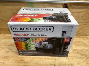 lot 285 image: BlackDecker Electric Food Slicer