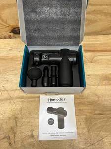 lot 294 image: Homedics Hot and Cold Compact Percussion Massager, Cordless and Rechargeable