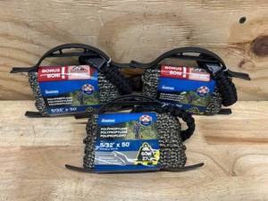 lot 301 image: Mibro Polypropylene Rope - 50ft.L (lot of 3)