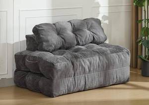lot 11 image: Garvee Folding Sofa Bed (Gray-Full Size)