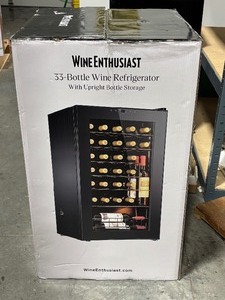 lot 1 image: 33 Bottle Wine Refrigerator